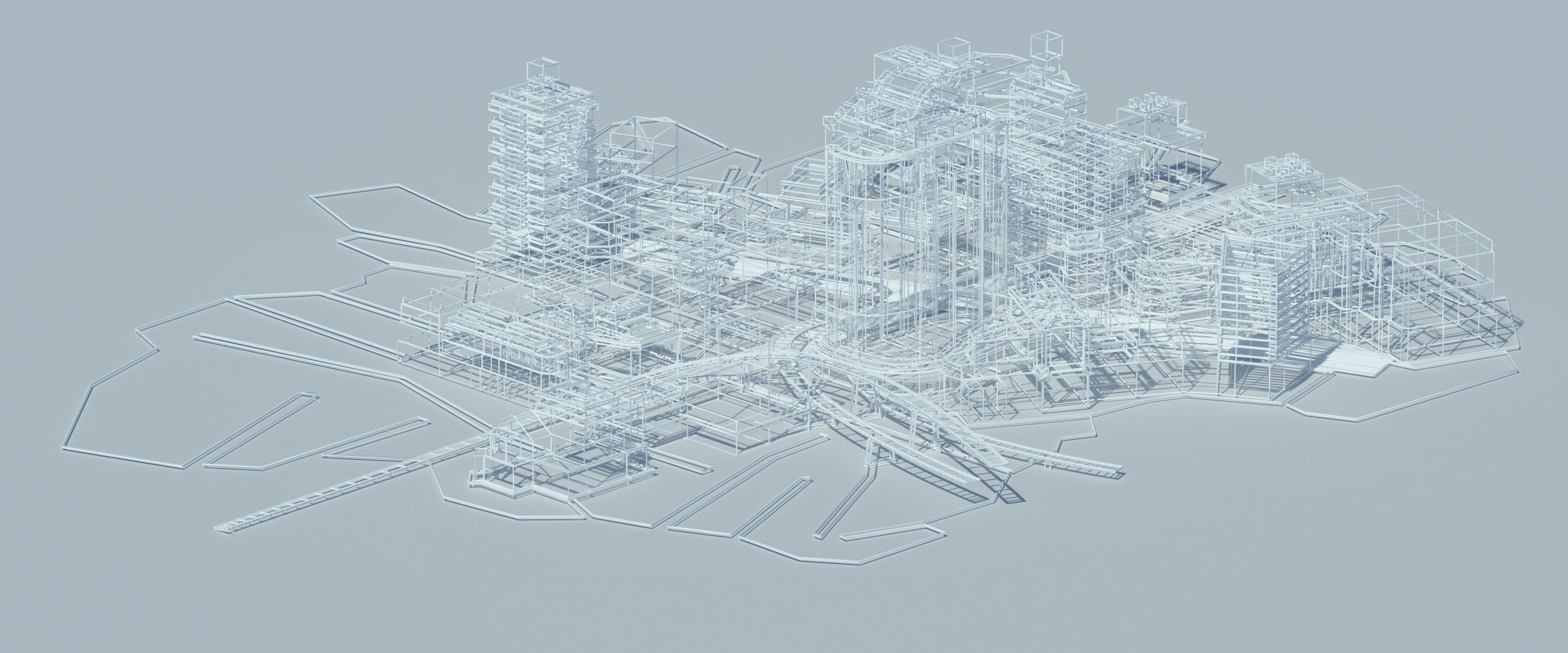 city wireframe